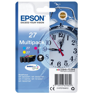 Epson Tintenpatrone 27 Multipack M/C/Y (ca. 10,8ml) - Passend fr