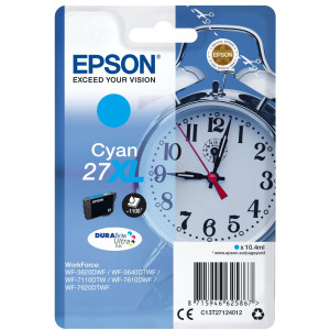 Epson Tintenpatrone 27XL Cyan (ca. 10,4ml) - Passend fr Workforce