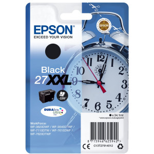 Epson Tintenpatrone 27XXL Schwarz (ca. 34,1ml) - Passend fr