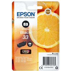 Epson Tintenpatrone 33 Photoschwarz (PBK) (ca.200 S.) - Passend fr