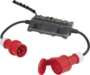 VOLTCRAFT DLA-3L 16 Messadapter CEE 16A - CEE 16A