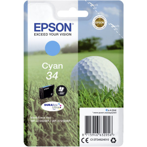 Epson Druckerpatrone T3462, 34 Original Cyan C13T34624010