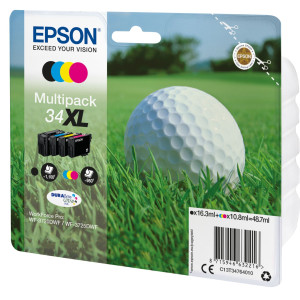 Epson Tintenpatrone 34XL Multipack M/C/Y (ca. 16,3/10,8ml) - Passend