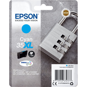 Epson Tintenpatrone 35XL Cyan (1900 Seiten) - Passend fr WorkForce