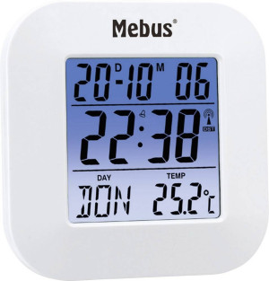 Mebus 51511 Funk Wecker Wei