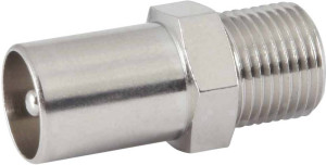 Kathrein 273274 F-Koax-Adapter Anschlsse: Koax-Stecker IEC, F-Buchse
