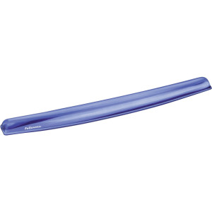 Fellowes Tastatur-/Handgelenkauflage Crystal Gel blau