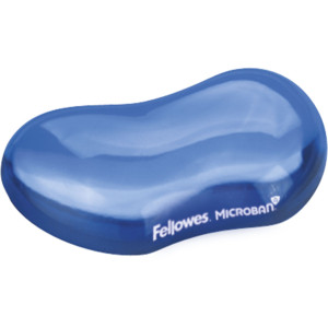 Fellowes Handgelenkauflage Crystal Gel blau