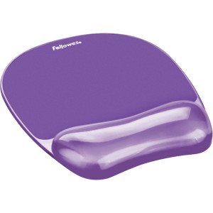 Fellowes Crystal Gel Maus Handgelenkauflage violett