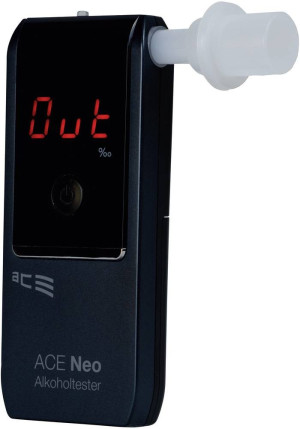 ACE Neo Alkoholtester Navy 0 bis 4  inkl. Display