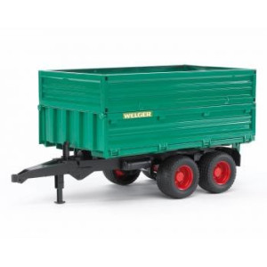 Bruder Tandemachs-Transportanhnger Fertigmodell Landwirtschafts