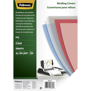 Fellowes Deckblatt A4 transparent 150 Mikron