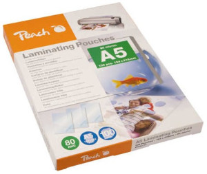 Peach Laminierfolie DIN A5 80 micron glnzend 100St.