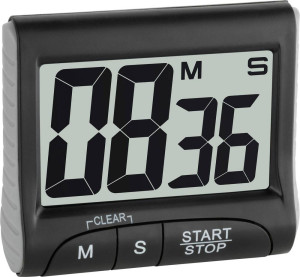 TFA Dostmann 38.2021.01 Timer Schwarz digital