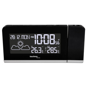 Techno Line WT 539 Funk Wecker digital Schwarz