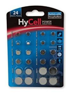 HyCell Knopfzellen-Set je 2x AG 1, AG 3, AG 4, AG 5, AG 8, AG 10, AG