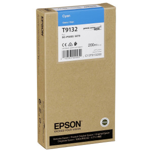 Epson Tintenpatrone cyan T 913 200 ml              T 9132