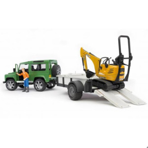 Bruder PKW Modell Land Rover Defender Fertigmodell PKW Modell