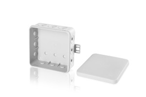 F-Tronic 7340038 Abzweigkasten (L x B x H) 85 x 85 x 40mm Lichtgrau