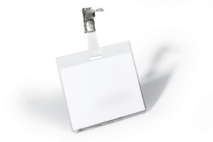 Durable 800319 Namensschild 8003 drehbarer Clip 25St.