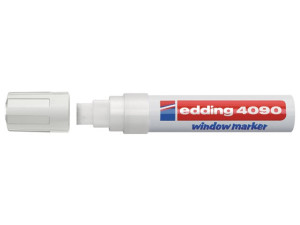 Edding 4090 4-4090049 Kreidemarker Wei 4 mm, 15mm