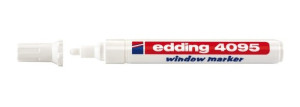Edding 4095 4-4095049 Kreidemarker Wei 2 mm, 3mm
