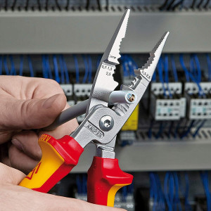 KNIPEX 13 86 200 Elektro-Installationszange VDE 200 mm