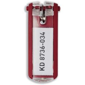 Durable Schlsselanhnger 195703 Key Clip - 1957 Rot 6St.