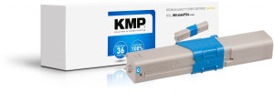 KMP Toner ersetzt OKI 44469724 Kompatibel Cyan 5000 Seiten O-T49CX