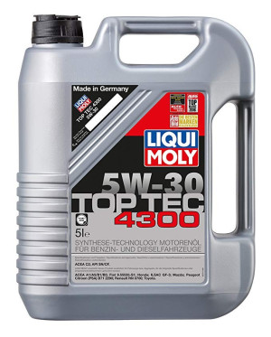 Liqui Moly 5W-30 TOP TEC 4300 3741 Motorl 5l
