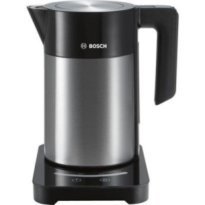 Bosch Haushalt TWK7203 Wasserkocher schnurlos Edelstahl, Schwarz