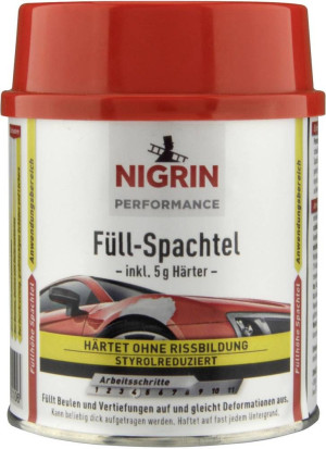 Nigrin Performance 72110 Fll-Spachtel 250g