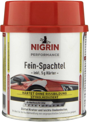 Nigrin Performance 72112 Fein-Spachtel 250g