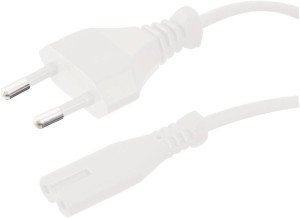 HAWA 100827 Strom Anschlusskabel Wei 1.80m