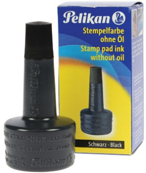 Pelikan Stempelfarbe 4K Schwarz 28ml