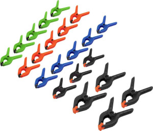 Basetech Mini-Spannzwingen-Set 22-teilig 1529585 Produktabmessung, L