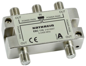 Kathrein EBC 114 SAT-Verteiler 4-fach 5 - 2400MHz