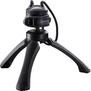 Mantona Gaia Tischstativ 1/4 Zoll Arbeitshhe=13cm Schwarz