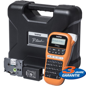 Brother P-touch PT-E110VP Handheld Beschrifter mit Koffer