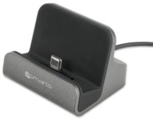 4smarts Ladestation USB-C Ladestation VoltDock grau