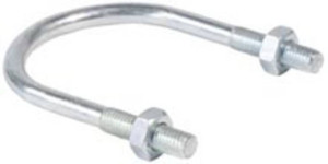 Fischer 24422 Rundstahlbgel 80mm Stahl verzinkt 10St.