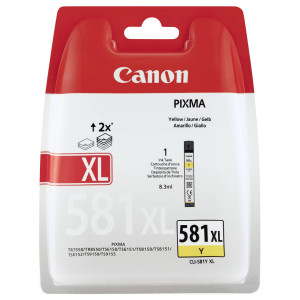 Canon Tintenpatrone CLI-581XL gelb (ca. 519 Seiten) - Passend fr