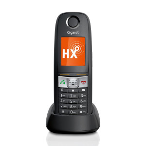 Gigaset E630HX int. Mobilteil IP65 mit Ladeschale - schwarz
