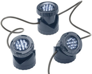FIAP 3210 Teichbeleuchtung 3er Set LED Dunkelblau