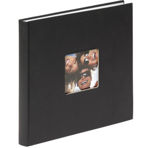 Walther Fun schwarz        26x25 40 Seiten Buchalbum       FA205B