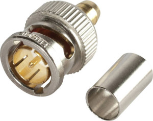 Hicon BNC1.2/5.0HD BNC-Steckverbinder Stecker, gerade 75 1St.