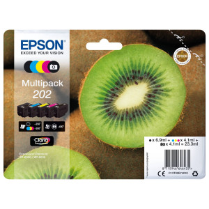 Epson Druckerpatrone T02E7, 202 Original Kombi-Pack Schwarz, Foto