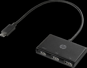 Hewlett Packard HP USB-C zu USB-A Hub