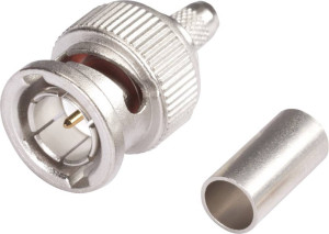 Hicon BNC0.6/2.8HD BNC-Steckverbinder Stecker, gerade 75 1St.