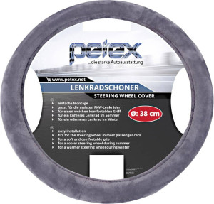 Petex Design 1108 Lenkradbezug Silber 36 - 38cm